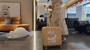 LLuckth ชุดกระเป๋าเดินทาง 18+14 นิ้ว ✈️ พกพาขึ้นเครื่องได้ มีพอร์ตชาร์จ กันน้ำ กันกระแทก ล้อหมุน 360° เอาซื้อด่วน!