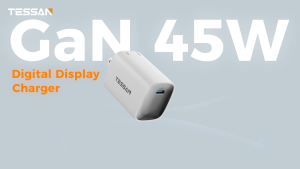 TESSAN 45W GAN PD USB Type C Fast Charger for infinix iPhone 17 16 pro max 15 pro max 14 pro 13 pro 12 pro xiaomi Redmi Huawei SAMSUNG Android Mobile Phone Charger