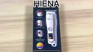 HIENA 0mm Hair Clipper Rechargeable Cordless Electric Barber Digital Display USB Charging Barber Trimmer HYN-008