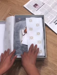 Sandal nữ đế bằng 5cm 2 quai dán phồng phối khoá số hot hit