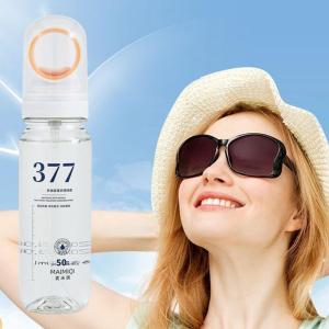 377 Sunscreen Spray SPF50 PA+++ Waterproof Sweat Proof Transparent Refreshing Non-Greasy Whitening Full Body