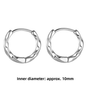 CHUNXIU | Möbius Loop 925 Silver Earrings