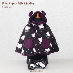 Baby Cape Set Jaket Anak Mantel Fashion Bayi Jaket Bolak Balik