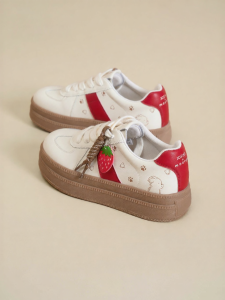 Josiny | Red Thick-soled Elevating Training Shoes