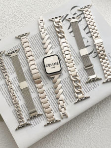 psnld | Chanel Style Womens Stainless Steel Watch Band for Apple iWatch