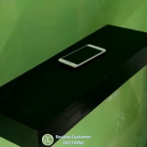 Rak Laci Tempel Dinding dengan Kotak Penyimpanan Rahasia ukuran 60x20 cm