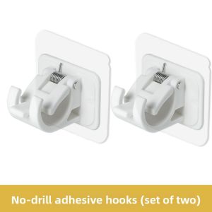 MRUN | No Drill Side Mount Adhesive Curtain Rod