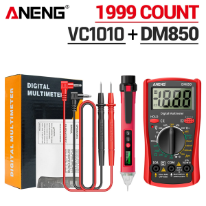 ANENG | ANENG DM850 Multimeter Comes With VC1010 Measuring Pen For Measuring AC/DC Voltage Current Resistance And Zero Wire Induction