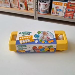 (BISA COD) PROMO Mainan Anak Matching Egg 12 Pcs Telur Shape Sorter Angka Match Puzzle Jigsaw Geometri Mainan Mencocokan Bentuk