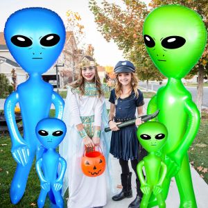 2Pcs Inflatable Alien Inflatable Toys For Halloween Thanksgiving Decoration Entertainment And Christmas Party Gifts