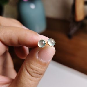Sweet & Stylish Simple Jade Earrings