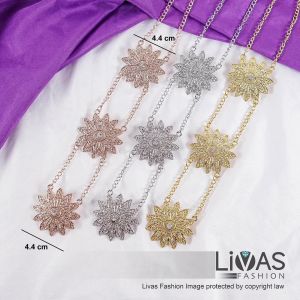 Dokoh Kebaya Kerongsang Pin Tudung Diamond Brooch Rose Gold Silver Muslimah Hijab Fashion Jewellery Accessories Nyonya Baju Raya Aksesori Murah | LIVAS Fashion