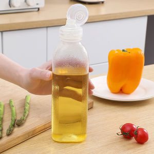 300ml 500ml Oil Bottle Kitchen Squeeze Bottles Condiment Dispenser Leakproof PP Plastic Oil Spray Bottle Vinegar Soy Sauce