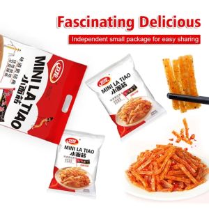卫龙小面筋 辣条小吃 30g/60g/素食 WeiLong Spicy Strips Small Gluten Snacks 中国零食小吃 Halal Spicy Stick 衛龍辣條小麵筋