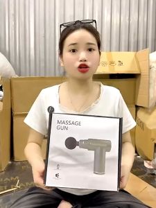 Máy Massage Cầm Tay KH720 4 Đầu 6 Chế Độ Fascial Tặng Kèm Các Đầu Thay Thế Và Dây Sạc Giúp Giảm Đau Mỏi Vai Gáy Giãn Cơ Sau Tập máy matxa cầm taymáy mát xa cầm tay máy massage toàn thân đa năng