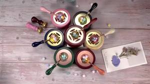 Wax Seal Stamp Set Lacquer Furnace Solid Wood Stove Fire Paint Seal Supplies Wax Spoon Sealing Wax Melting Pot Craft Supplies