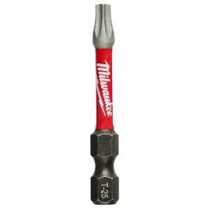 Milwaukee SHOCKWAVE Impact Duty 2 in. T25 Torx Alloy Steel Screw Driver Bit (5-Pack)
