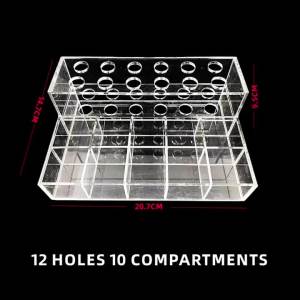 Resin Placement Rack Dental Resin Storage Box Acrylic Material Hard and Easy to Clean