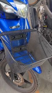 ตะกร้าหน้า รวมรุ่น Honda Wave 110i/125i/Smash/Spark/Mio ฟรี ตะกร้า รถเวฟ 110i/125i/100 ตะกร้าเดิม