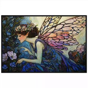 Tranh cô tiên chủ đề bảo vệ môi trường và niềm tin hy vọng.Tranh treo tườngdán tường trang trí nội thất.CGI-1210