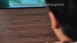 Hệ Thống Theo Dõi Khuôn Mặt Tự Động Đa Chức Năng 360 Độ ° Gậy Tự Sướng Xoay Được Với Đèn Nền Nhiều Màu Và Bộ Ổn Định Gimbal Dành Cho Chụp Ảnh Di Động