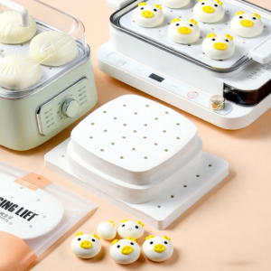 Food-Grade Disposable Steamer Paper for Buns and Steamer Pads