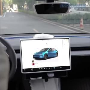 For Tesla Model Y Standard Car Storage Box Hidden Storage Organizer Case Tray Under The Central Control Screen Model 3 Y Juniper