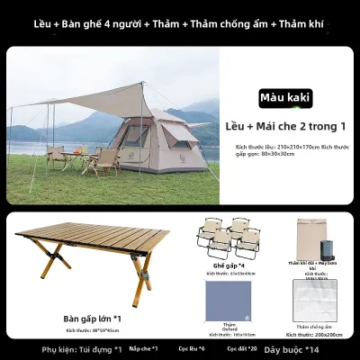 Hewolf | Lều Dã Ngoại Gấp Đôi Tự Động 2-trong-1