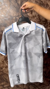 KING OF SPORTSWEAR เสื้อโปโล เสื้อกีฬาพิมพ์ลาย เสื้อคอปก เนื้อผ้าไมโครรังผึ้ง ใส่สบาย รุ่น//POLO02