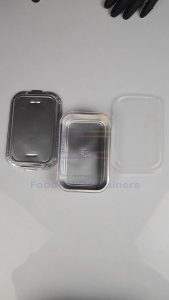 ALUMUNIUM FOIL TRAY BX 4381 DIMSUM MENTAI PUDING BUAH MENTAI RICE LASAGNA MACARONI SCOTHEL isi 10 pcs