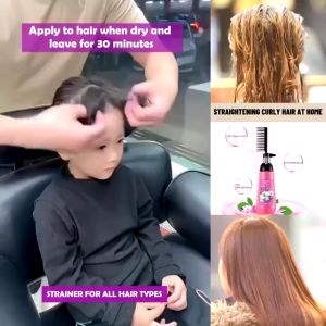 MOKERU STRAIGHT HAIR / MOKERU Hair Straightening Smooth straight hair cream with comb Japan 150ML