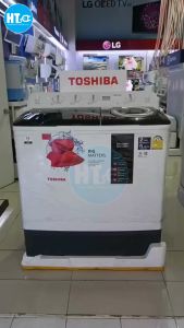 ส่งฟรีทั่วไทย TOSHIBA เครื่องซักผ้า2 ถัง 16 กิโลกรัม รุ่นใหม่ VH-L170MT เครื่องซักผ้าโตชิบาราคาถูก รับประกันศูนย์ 5 ปี เก็บปลายทาง