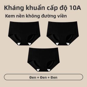 MiiOW | Quần lót tam giác bằng lụa băng Ice Silk cho nữ không để lại dấu vết không cạp cao quần lót cotton nguyên chất thoải mái mùa hè