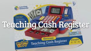 Learning Resources Pretend & Play Teaching Cash Register เครื่องคิดเงินเด็กเล่น