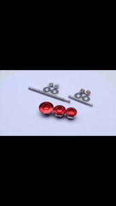 Chốt khóa nhanh nắp capo ô tô thể thao nút nhấn nhôm cao cấp lắp dễ cố định chắc chắn cho độ xe