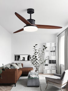 MENGHUANG | Quiet Retro Variable Speed Commercial Ceiling Fan Light