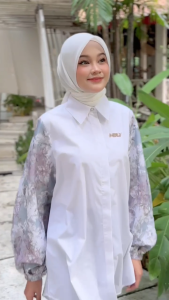 MDLY baju kemeja atasan wanita/Kemeja Casual Basic Lengan Panjang/Loomy Shirt by MDLY