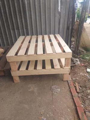 giường pallet gỗ thông gấp gọn nhiều kích thước 2mx2m2x15cm