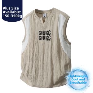 BINHANG | Summer Cool Breathable Loose Tank Top for Men