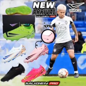 WINGZ รองเท้าสตั๊ดหุ้มข้อ สตั๊ด รองเท้าเตะบอล รุ่น MUGEN PRO