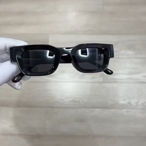 MALLA GROSIR - KACAMATA HITAM UV400 BINGKAI KECIL PERSEGI GAYA VINTAGE