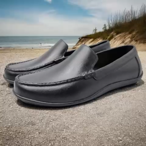 MaineWood Jefferson Men’s waterproof Casual wear Non-Slip Black loafers/Shoes