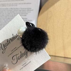 กิ๊บติดผมขนกระรอกพร้อมลูกปัด ทรงครึ่งหัว สำหรับผมสั้น กิ๊บติดผมทรงเจ้าหญิง ดีไซน์ใหม่ ดีไซน์เก๋ไก๋ สำหรับเด็กผู้หญิง