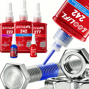 222 243 277Threadlocker Screw Glue Thread Locking Agent Anaerobic Adhesive Quickly Cured Corrosion-Resistant Anti-Loosening Glue