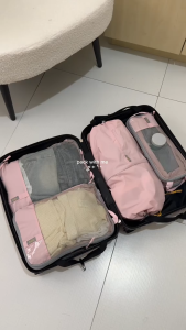 YINPIN Vacuum Storage Bag With Pump Travel Portable Space Saving Resealable Compressed Bag