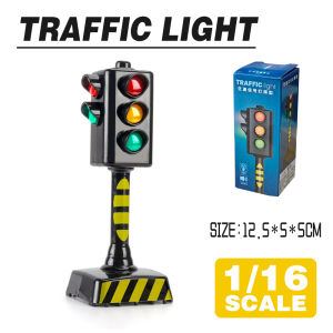 LEO 1:16 Traffic Signal Lights Diecast Model Car Alloy Cars Toys Collection Gift For Kids Boy Girl