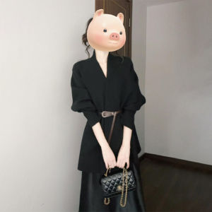 CAOZIMUYI | Hepburn Style High-End Loose Knit Cardigan