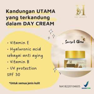 SECRET GLOW SKINCARE ORIGINAL BY HNF BEAUTE KEMASAN BARU