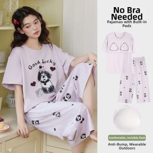 Baisina | Cotton Light Summer Wearable Loungewear with Pads