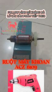 Rotor Máy Khoan ACZ 6109 - Hàng Chuẩn Dây Đồng 100% 220V